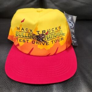 Mack Truck Bulldog National Test Drive Tour Hat K Products USA NWT Cap Snapback